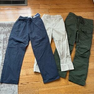 Zara Relaxed Fit Crewcuts Thompson Gap Kids Pants Bundle of 3 Size 6/S